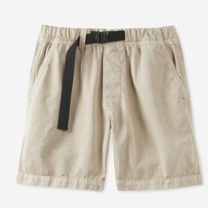 Outerknown Twill Trail Short Elastic Waist Belt Loops Casual Comfy Mens Size‎ XL